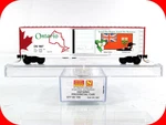 Scale **ontario** Canadian Provincial Box Car, 1867 - Micro Trains 07700156. Fixed Price $10.95.
