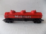 40 Ft. 3 Dome Tank Car For Mobilgas By Athearn Po Rtr. Fixed Price $11.95.