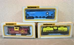 Nos! Bachmann Model Train 3 Dome Tank Car Caboose & Hopper. Fixed Price $14.85.