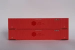 Jtc Model Trains 535013 Csx 53' 6-42-6 High Cube C.s. Container (pack Of 2). Fixed Price $18.47.