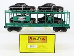 O27 3-RAIL Mth Railking 30-7682 Mdax Nyc Auto Carrier #325 W/ Ertl '49 Mercurys. Fixed Price $64.95.