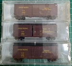 Micro Trains Nsc PNS0030 Up Union Pacific B-50-40 Boxcars Pack. Fixed Price $60.00.