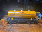 Vtg Lionel Lines Shell 1680 Orange Tank Train Car.. Fixed Price $19.99.