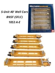 Walthers Mainline 910-55679 Ho Scale Thrall 5-UNIT 40' Well Car Bnsf Free Ship. Fixed Price $139.99.