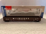 Walthers #932-3274 Ho Scale Milwaukee Road 65' Mill Gondola #93805. Fixed Price $29.99.