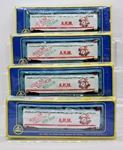 Ahm 5582-10 Seasons Greetings 50' Christmas Plug Door Boxcar Lot Of 4 Nip Sealed. Fixed Price $83.24.
