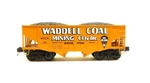 20-97200 Waddell Mthrrc 2007 2-BAY Fish Belly Hopper Car W/coal Ln. Fixed Price $63.99.