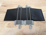 Ho Scale Railroad Car Crossing For Bachmann Ez Track - Double Straight. Fixed Price $11.00.