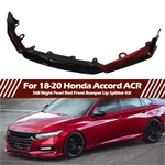 For 2018-2020 Honda Accord Acr San Marino Red Front Bumper Lip Splitter Kit. Fixed Price $80.90.