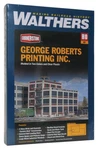 3046 Walthers Cornerstone George Roberts Printing Company Kit Ho Scale. Fixed Price $43.99.
