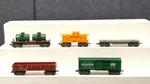 Marx Vintage Gauge Postwar Freight Cars: 3900, 176893, 339234, & 44535. Fixed Price $64.59.