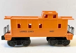 Postwar Lionel 6057-50 Orange Sp Type Caboose (1962) Gauge Vg Condition. Fixed Price $30.00.