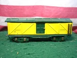American Flyer Gauge 3208 Steel Auto Boxcar Wtih Right Hand Body Side Ladders. Fixed Price $9.00.