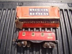 Pre War Lionel Lines Trains Tin Litho Car #1682 Red Caboose. Fixed Price $10.00.