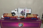 Scale Mth President Donald Trump Flat Car Train W/ Box Truck Fight. Fixed Price $99.00.