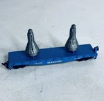 Lionel Ho Scale 0813200 Seaboard Flat Car With Merc Ury Capsule Load. Fixed Price $114.98.