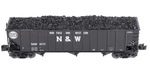 Lionel Die Cast Norfolk & Western 3 Bay Hopper Car W/ Coal Load 6-27129 Scale. Fixed Price $84.95.