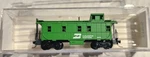 Atlas Scale Caboose Burlington Northern #9932. Fixed Price $34.99.