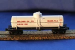 39' Single Dome Tank Car Belcher Oil Scale 65420-1. Fixed Price $18.00.