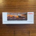 M Rklin 4474 H0 Flat Car W/ Construction Load Freight Wagon Open Box. Fixed Price $39.99.
