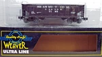 Weaver Scale Ultra Line Ps & Nrr Shawmut Coal 2 Bay Hopper 3 Rail Nos. Fixed Price $55.00.