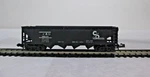 N-scale Hopper Car; #70127, Trix, C&o, Open, 4 Bay, Rapido Couplers. Fixed Price $12.00.