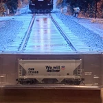 Intermountain Chicago And North Western Acf Center Flow 2-BAY Hopper Gray. Fixed Price $28.48.