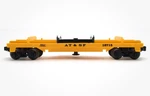 Lionel Santa Fe Operating Log Dump Flat Car 6-16715! Gauge Train Freight Atsf. Fixed Price $24.99.