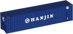 Scenemaster Ho Scale Model Of Hanjin 40' Hi Cube Corrugated Container W/flat Roo. Fixed Price $25.99.