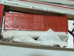Ho Accurail Mow Maintenance Orange 40' Ob Boxcar Steel Ends Kit #4282 Nib. Fixed Price $20.00.