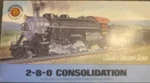 Bachmann Ho 2-8-0 Consolidation Steam Locomotive Reading #2000 W/ Tender Sw. Fixed Price $99.99.