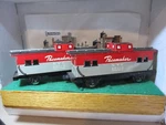(2) Vintage Marx Gauge New York Central Pacemaker Tin Cabooses #20116 云. Fixed Price $19.99.