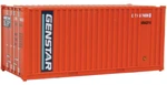 Walthers Ho Scale New 2026 Genstar 20' Corrugated Container 949-8003. Fixed Price $9.87.