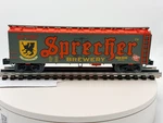 Lionel Railroad Club, Inc Sprecher Beer Woodside Reefer Car Black 2501631. Fixed Price $98.00.