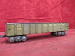 Marx - Gauge Baltimore & Ohio Gondola #254000 ,. Fixed Price $6.50.