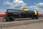 Ho Scale Rtr Santa Fe Lix 239 Solvent Tank Car Model C.1960-1977.. Fixed Price $64.95.