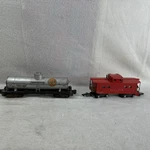 American Flyer Gauge Oil Tank Car / Caboose For Train Set Layout. Fixed Price $15.99.
