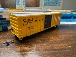 Roundhouse 50' Fmc Single Door 1972 Railbox #38236 Assembled Kit. Fixed Price $19.00.