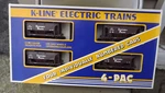 K-line O27 Ore Car Set With Load Southern Pacific Four Pack K6713A. Fixed Price $79.99.