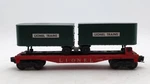 Lionel 3460 Vintage Lines Flatcar W/2 Piggyback Trailers. Fixed Price $32.79.