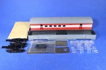 Athearn Ho Scale Burlington Red White Gray Streamlined Rpo Car Kit 0803. Fixed Price $10.79.