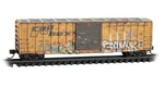 Railbox 50' Ribside Boxcar Weathered Graffiti Micro-trains #025 47 266 Scale. Fixed Price $42.90.