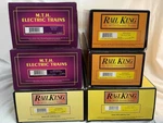 Rail King & Mth Ga Mcdonald Six Matching Cars New Ob. Fixed Price $325.00.
