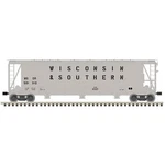 Atlas 50006341 Scale 3500 Covered Hopper Wisconsin Southern Road # 501310. Fixed Price $46.95.
