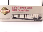 *read* Proto 2000 Ho Scale 8447 52' 6" Drop End Mill Gondola & 21534 Kit. Fixed Price $13.95.