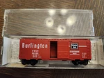 Micro-trains Scale #20170 40 Standard Boxcar Single Door Burlington Route.. Fixed Price $18.99.