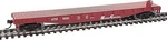 Walthers-trainline Flatcar Ready To Run At&sf #88985 Red White. Fixed Price $21.89.