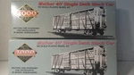 Lot Of Proto 2000 Ho Mather 40 Single Deck Stock Cars: B &. Fixed Price $18.00.