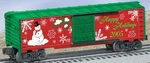 Lionel Christmas 2005 Boxcar 6-36296 Gauge Train Happy Holidays Snowman. Fixed Price $35.00.