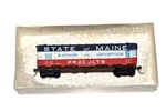 Walthers Ho 40' Steel Reefer State Of Maine Products Assembled 932-2541 Model Rr. Fixed Price $8.50.